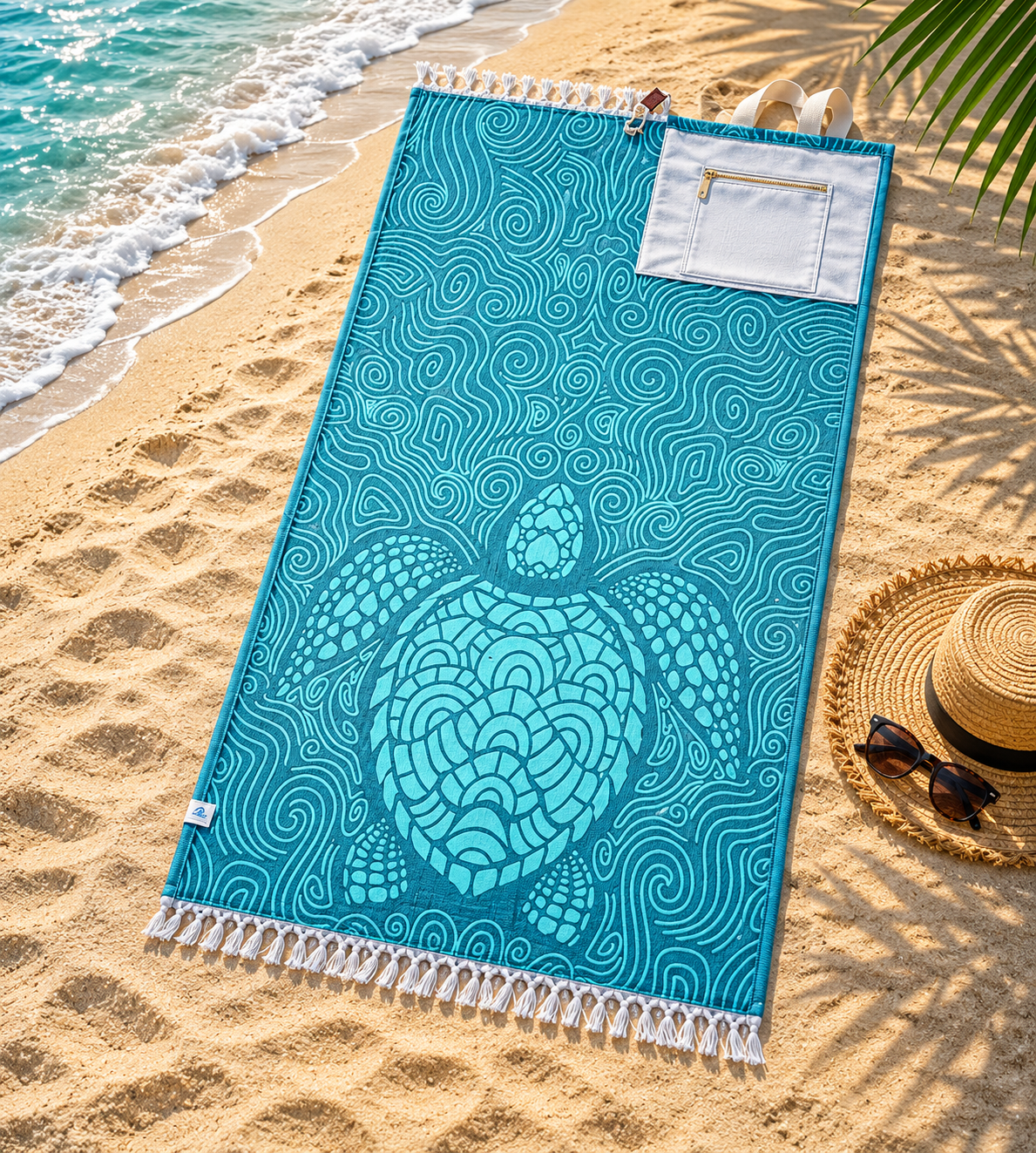 2-in-1 Beach Towel Backpack