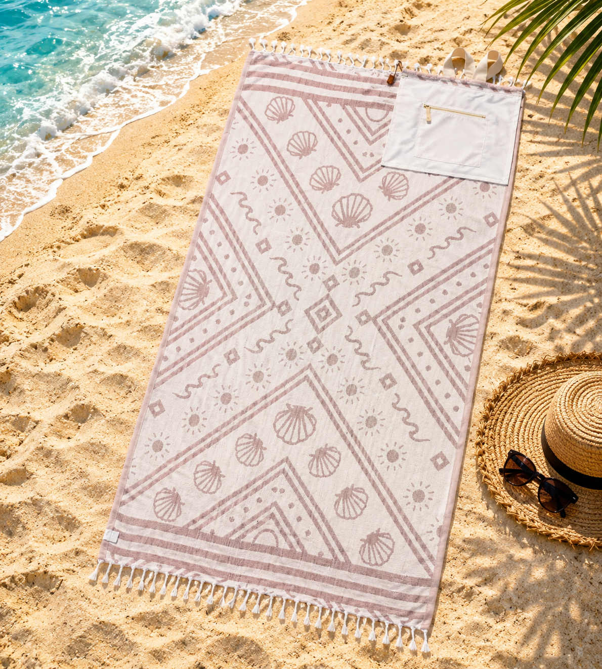2-in-1 Beach Towel Backpack