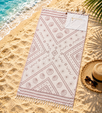 2-in-1 Beach Towel Backpack