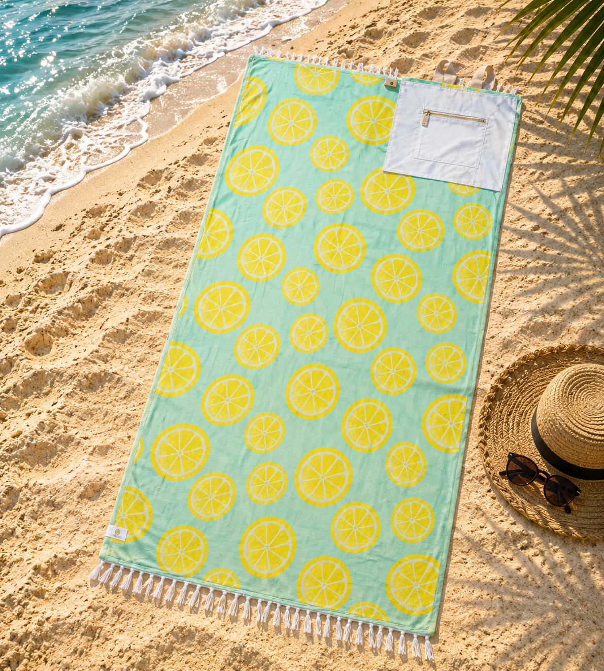 2-in-1 Beach Towel Backpack